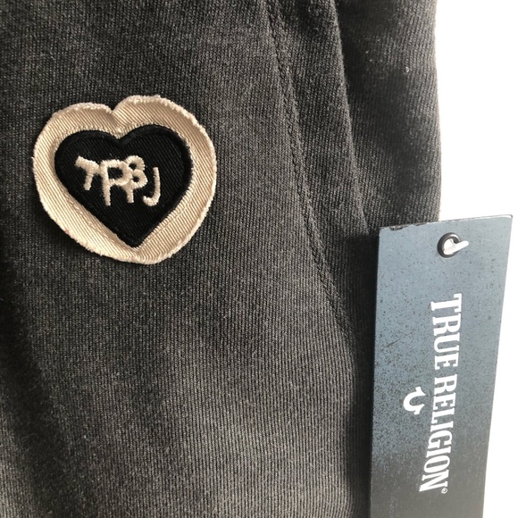 TRUE RELIGION Patch Work Skinny Sweatpant Jogger! - Picture 9 of 12